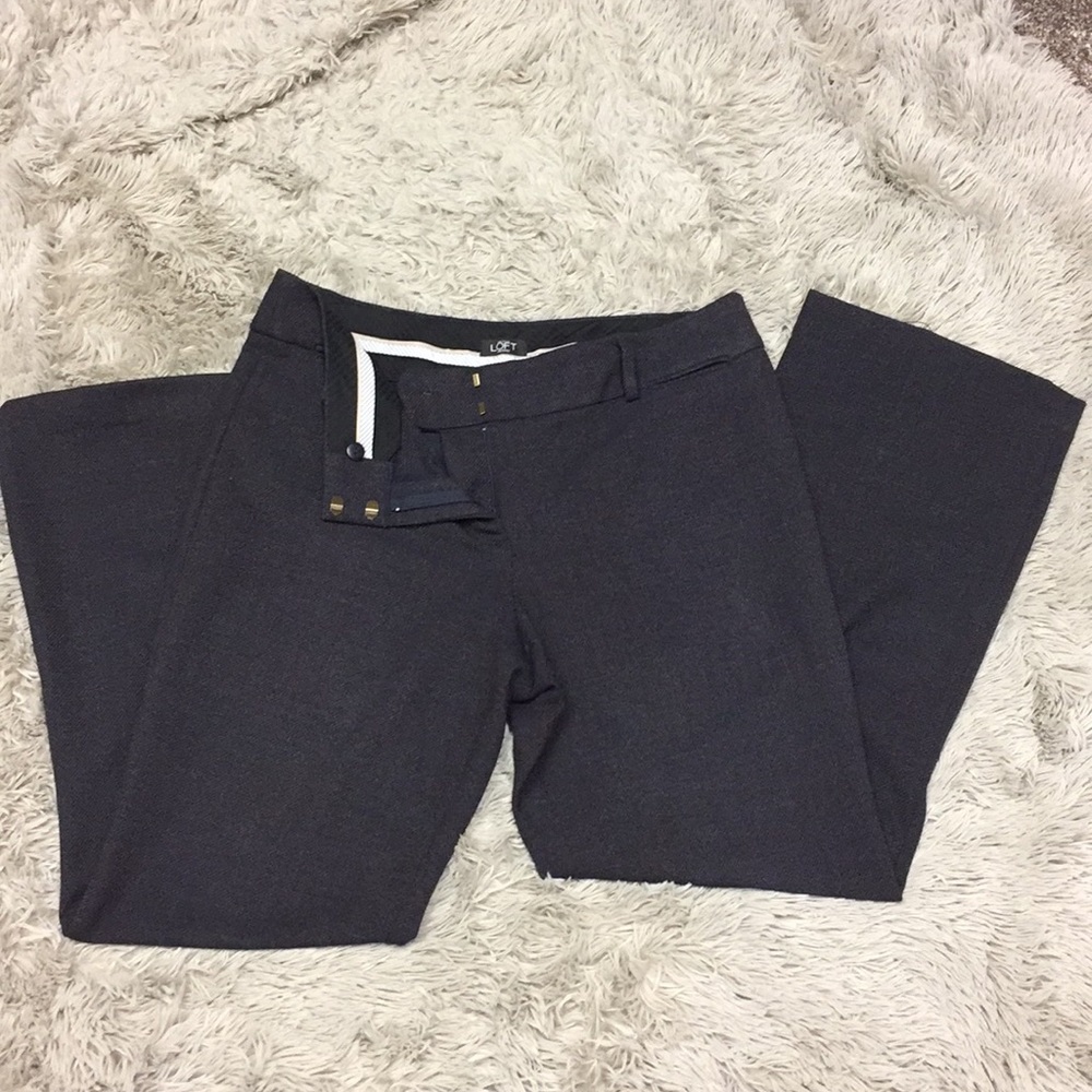 Ann Taylor LOFT 10P Marisa Trouser Tweed Pants